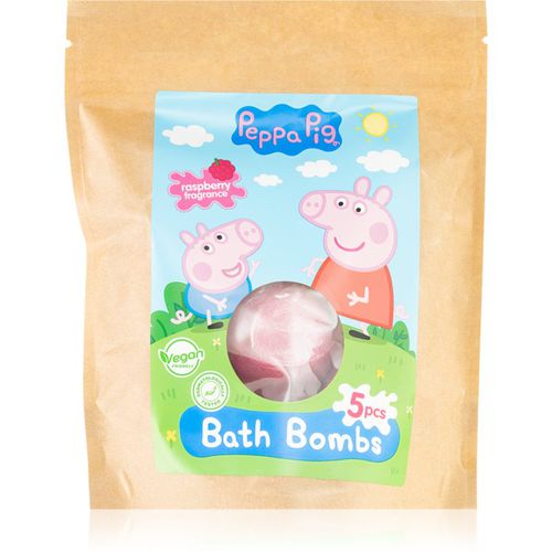 Bath Bombs bomba da bagno effervescente 5x50 g - Peppa Pig - Modalova