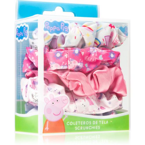 Scrunchies gomas para cabello para niños 5 ud - Peppa Pig - Modalova