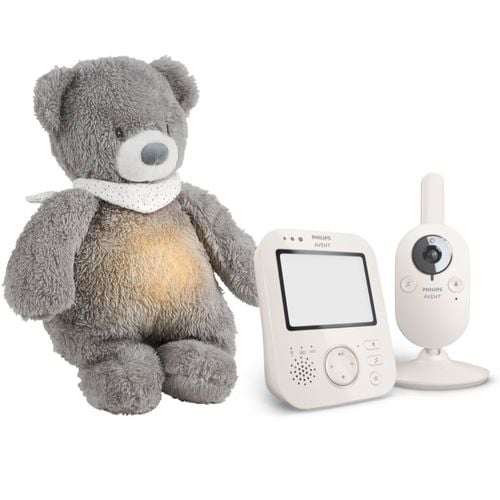 Baby Monitor SCD891/26+NATTOU Sleepy Bear Grey confezione regalo 0 m+ (per bebè) - Philips Avent - Modalova