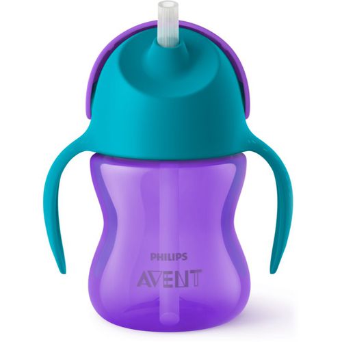 Cup with Straw tazza con cannuccia pieghevole 9m+ Girl 200 ml - Philips Avent - Modalova