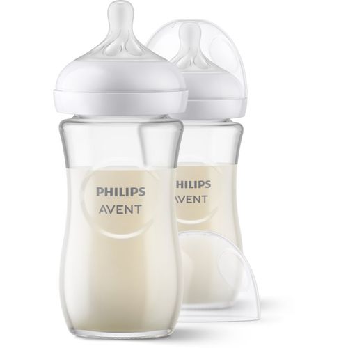 Natural Response Pure Glass Babyflasche 1 m+ 2x240 ml - Philips Avent - Modalova