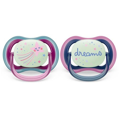 Ultra Air Night 6-18 m ciuccio Girl 2 pz - Philips Avent - Modalova