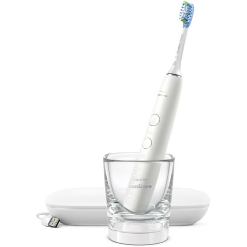 Sonicare 9000 DiamondClean HX9911/27 cepillo de dientes eléctrico sónico con cargador en forma de vaso White 1 ud - Philips - Modalova