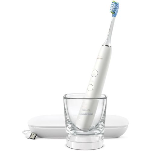 Sonicare 9000 DiamondClean HX9911/27 spazzolino sonico elettrico con bicchiere di ricarica White 1 pz - Philips - Modalova