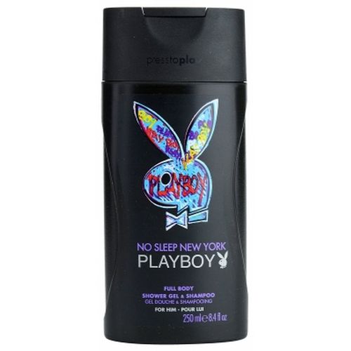 No Sleep New York Duschgel & Shampoo 2 in 1 für Herren 250 ml - Playboy - Modalova