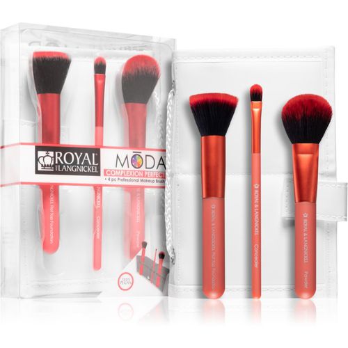 Moda Complexion Perfection Pinselset unterwegs Red 3 St - Royal and Langnickel - Modalova