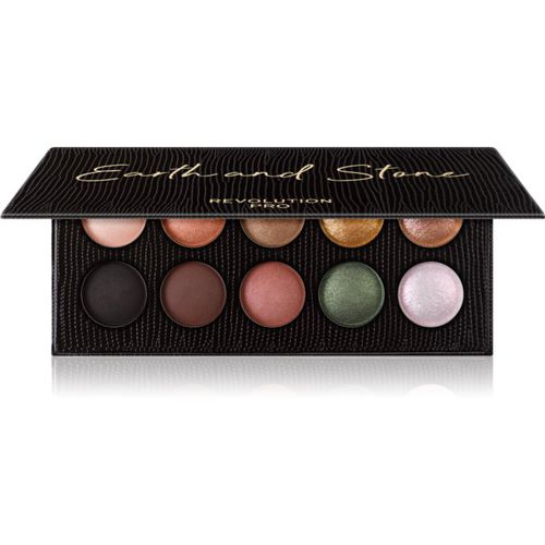 Colour Focus Palette paleta de sombras de ojos tono Earth And Stone 10x1.5 g - Revolution PRO - Modalova