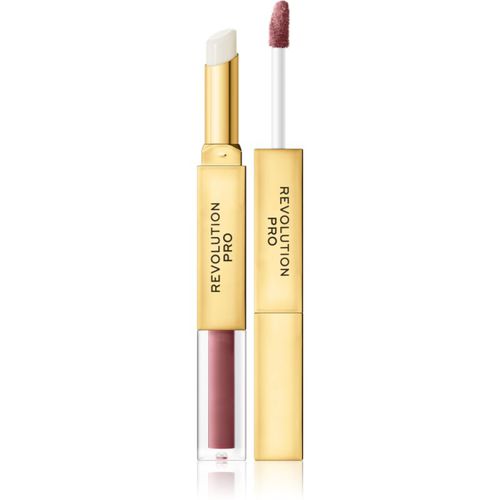 Supreme Stay 24h Lip Duo labial líquido ultra mate con bálsamo tono Seclusion 2,5 g - Revolution PRO - Modalova