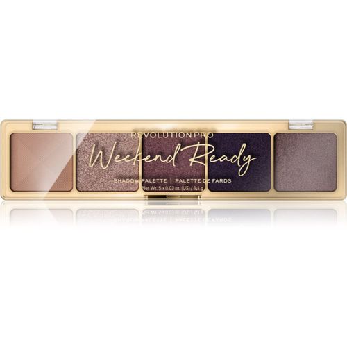 Glam Lidschattenpalette Farbton Weekend Ready Purple 5,5 g - Revolution PRO - Modalova