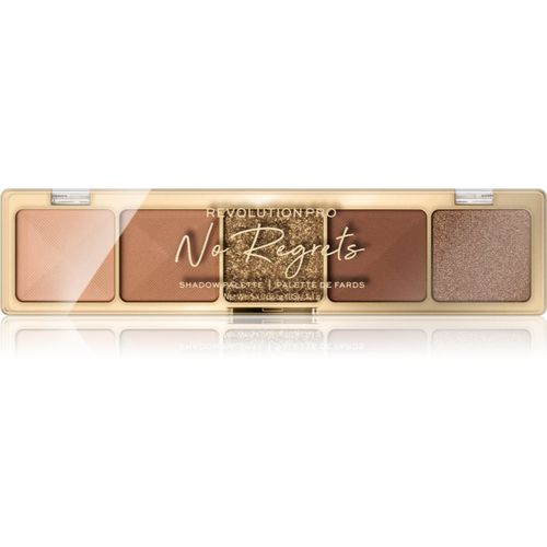 Glam paleta de sombras de ojos tono No Regrets Soft Nude 5,5 g - Revolution PRO - Modalova