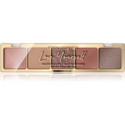 Glam paleta de sombras de ojos tono Love Yourself Soft Pink 5,5 g - Revolution PRO - Modalova