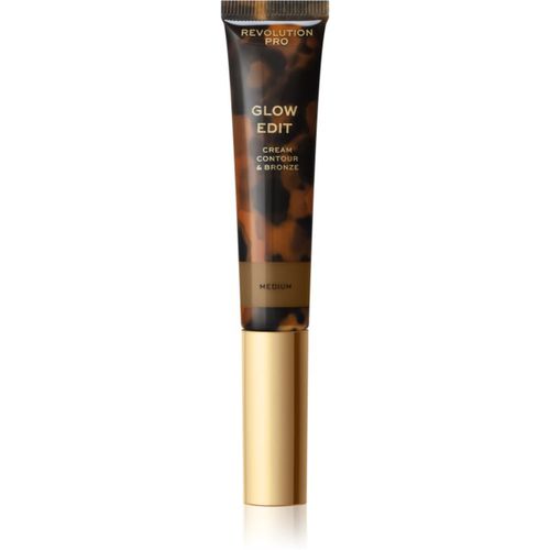 Glow Edit bronceador líquido tono Medium 15 ml - Revolution PRO - Modalova