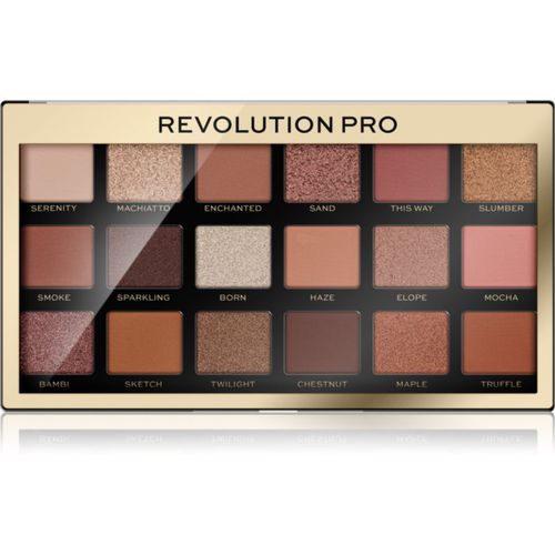 Regeneration paleta de sombras de ojos tono Nude Au Naturel 14.4 g - Revolution PRO - Modalova