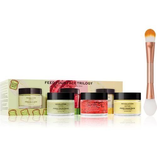 X Jake-Jamie Feed Your Face set de mascarillas faciales - Revolution Skincare - Modalova