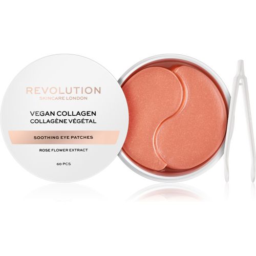 Rose Gold Vegan Collagen mascarilla de hidrogel para contorno de ojos con efectos calmantes 60 ud - Revolution Skincare - Modalova