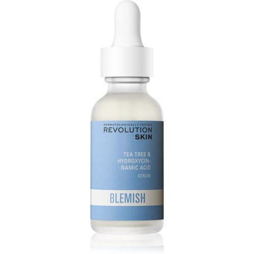 Blemish Tea Tree & Hydroxycinnamic Acid siero lenitivo contro gli arrossamenti per pelli grasse e problematiche 30 ml - Revolution Skincare - Modalova