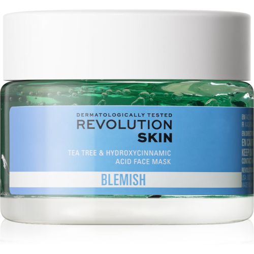Blemish Tea Tree & Hydroxycinnamic Acid Beruhigende Maske für fettige Haut mit Neigung zu Akne 50 ml - Revolution Skincare - Modalova