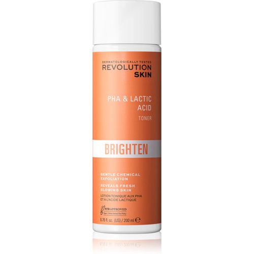 Brighten PHA & Lactic Acid lozione tonica esfoliante delicata per pelli secche e sensibili 200 ml - Revolution Skincare - Modalova