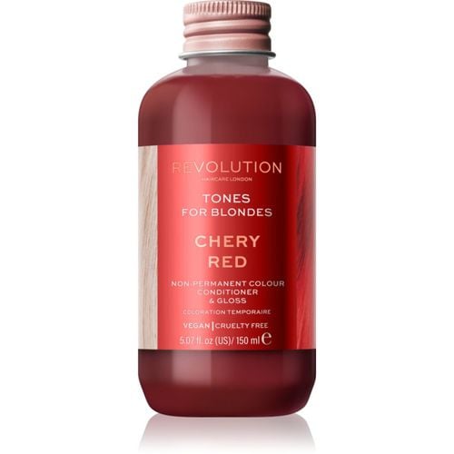 Tones For Blondes bálsamo con color para cabello rubio tono Cherry Red 150 ml - Revolution Haircare - Modalova