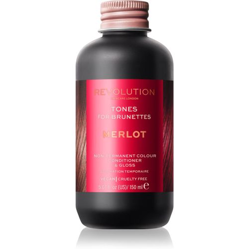 Tones For Brunettes balsamo colorato per capelli castani colore Merlot 150 ml - Revolution Haircare - Modalova