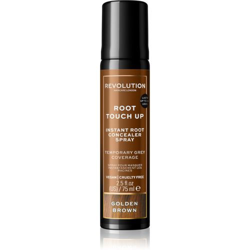 Root Touch Up Spray zum sofortigen Kaschieren der Farbunterschiede durch nachwachsende Haare Farbton Golden Brown 75 ml - Revolution Haircare - Modalova