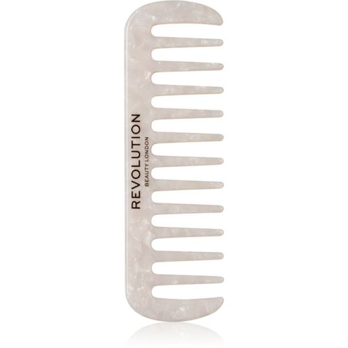 Natural Curl Wide Tooth Comb Cepillo para cabello para cabello ondulado y rizado tono White 1 ud - Revolution Haircare - Modalova