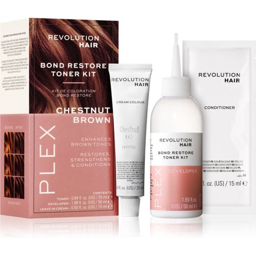 Plex Bond Restore Kit set per esaltare il colore dei capelli colore Chestnut Brown - Revolution Haircare - Modalova