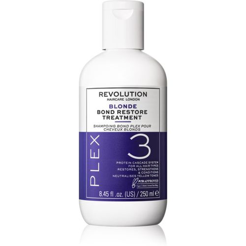 Plex Blonde No.3 Bond Restore Treatment intensive Haarkur für trockenes und beschädigtes Haar 250 ml - Revolution Haircare - Modalova