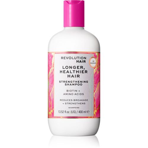 Longer, Healthier champú fortificante y revitalizante para el cabello largo 400 ml - Revolution Haircare - Modalova