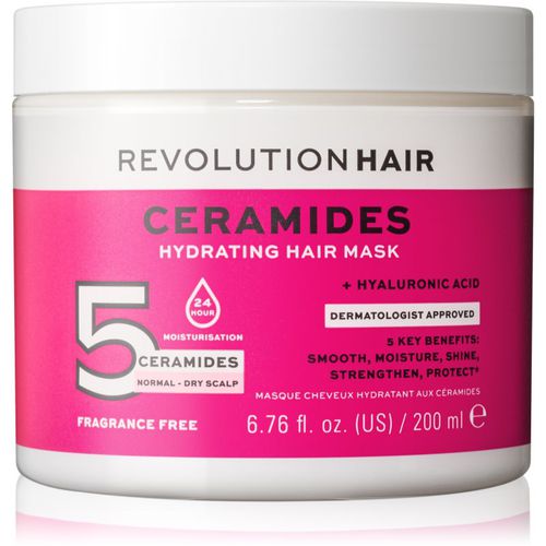 Ceramides + Hyaluronic Acid feuchtigkeitsspendende Maske für die Haare mit Ceramiden 200 ml - Revolution Haircare - Modalova