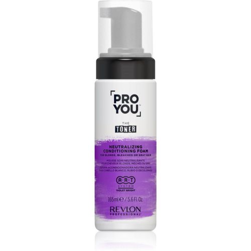 Pro You The Toner Acondicionador hidratante para neutralizar los tonos amarillos para cabello rubio y canoso 165 ml - Revlon Professional - Modalova