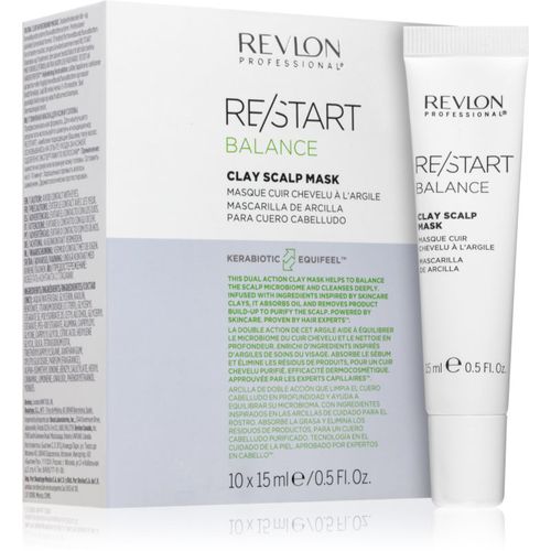 Re/Start Balance maschera all'argilla per il cuoio capelluto 10x15 ml - Revlon Professional - Modalova