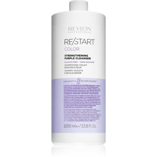 Re/Start Color champú violeta para cabello rubio y con mechas Purple Cleanser 1000 ml - Revlon Professional - Modalova