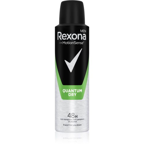 Men Antiperspirant Antitranspirant-Spray Dry Quantum 150 ml - Rexona - Modalova