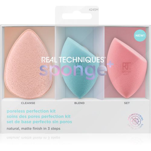 Sponge+ Poreless Perfection lote de regalo(para pieles con imperfecciones) - Real Techniques - Modalova