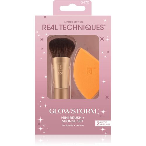 Glowstorm Mini Brush + Sponge Set set de brochas - Real Techniques - Modalova