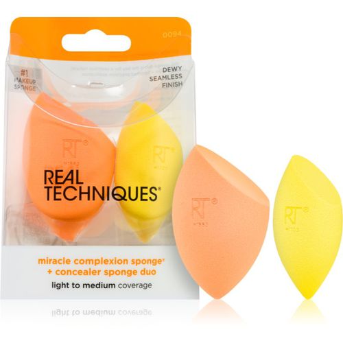 Sponge+ Miracle Complexion & Concealer esponja de maquillaje 2 uds 1 ud - Real Techniques - Modalova