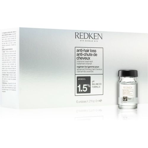 Cerafill Maximize tratamiento intensivo anticaída estimulante para el crecimiento del cabello 10x6 ml - Redken - Modalova