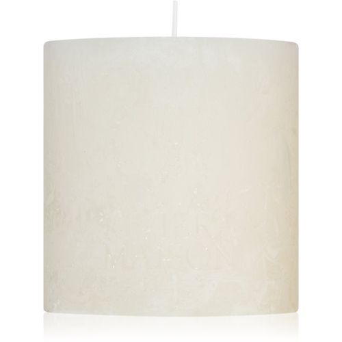 Pillar Candle Rustic White kerze 10x10 cm - Rivièra Maison - Modalova