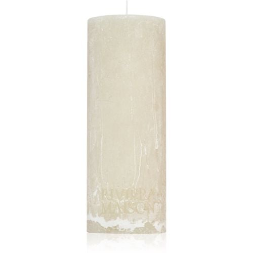 Pillar Candle Rustic Flax candela decorativa I 7x18 cm - Rivièra Maison - Modalova