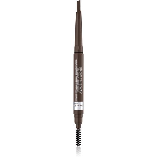 Brow This Way Augenbrauenstift mit 2 in 1 Bürste Farbton 003 Dark Brown 0,25 g - Rimmel - Modalova