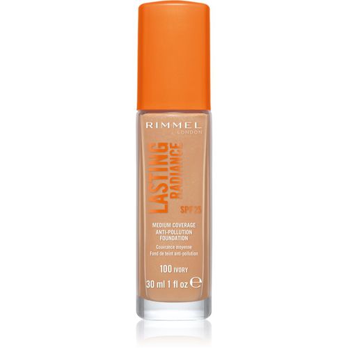 Lasting Radiance fondotinta illuminante SPF 25 colore 100 Ivory 30 ml - Rimmel - Modalova