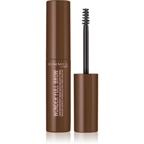 Wonder'Full Brow mascara per sopracciglia resistente all'acqua colore 002 Medium 4.5 ml - Rimmel - Modalova