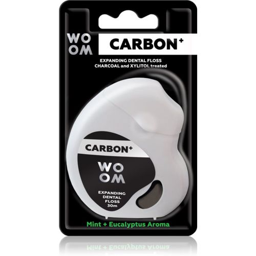 Carbon+ Dental Floss hilo dental con cera negro 30 m - WOOM - Modalova