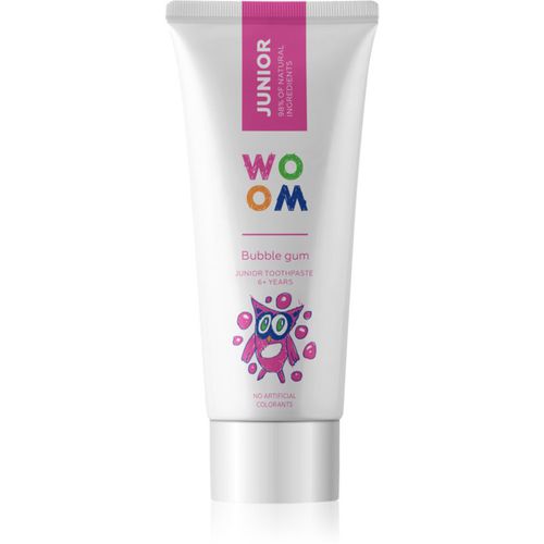 Junior Bubblegum dentifricio per bambini 50 ml - WOOM - Modalova