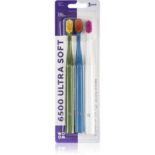 Toothbrush 6500 Ultra Soft cepillos de dientes 3 ud - WOOM - Modalova