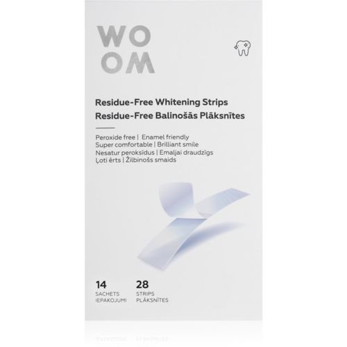 Residue-Free Whitening Strips tiras de blanqueamiento dental 28 ud - WOOM - Modalova