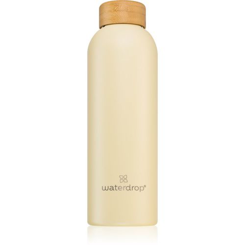 Thermo Steel Wasserflasche aus Edelstahl Farbe Pastel Yellow Matt 600 ml - Waterdrop - Modalova