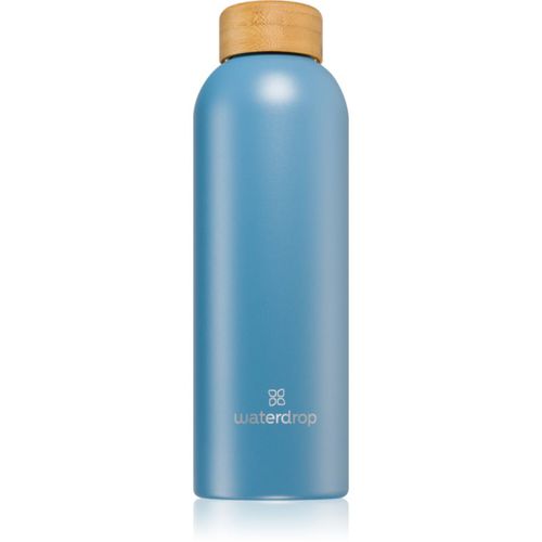 Thermo Steel botella de acero inoxidable para agua color Turquoise Matt 600 ml - Waterdrop - Modalova