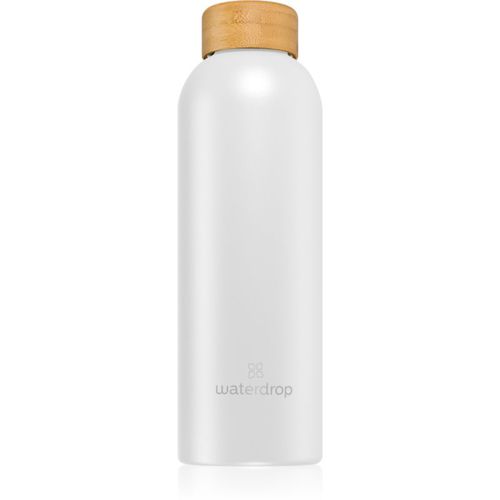 Thermo Steel bottiglia in acciaio inox per l’acqua colore White Matt 600 ml - Waterdrop - Modalova